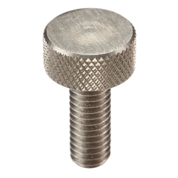 Thumb Screw, M6-1.00 Thread Size, Plain 18-8 Stainless Steel, 6 mm Head Ht, 16 mm Lg, 5 PK