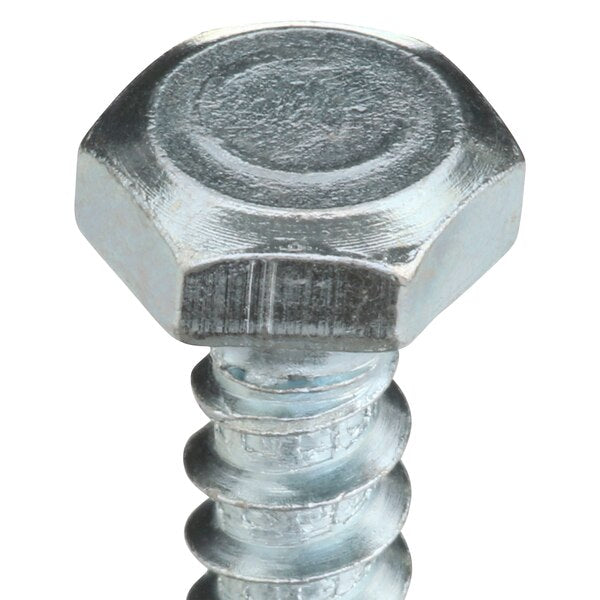 Lag Screw, 1/4 in, 1 in, Steel, Zinc Plated Hex External Hex Drive, 100 PK