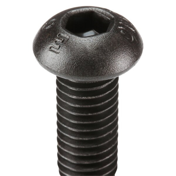 M8-1.25 Socket Head Cap Screw, Black Oxide Steel, 20 mm Length, 100 PK