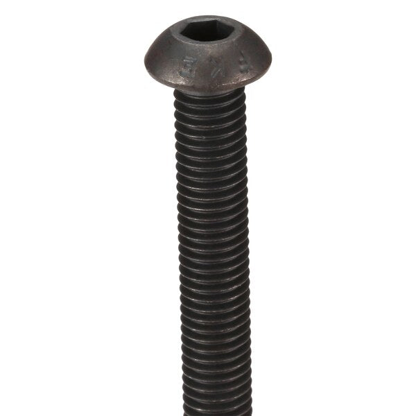 M8-1.25 Socket Head Cap Screw, Black Oxide Steel, 60 mm Length, 100 PK