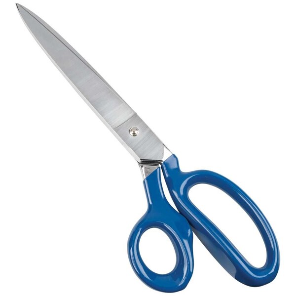Bent Trimmer w/Large Ring, Coated Handles, 12-Inch