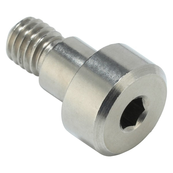 Precision Shoulder Screw, M5-0.80 Thr Sz, 6 mm Thr Lg, 5 mm Shoulder Lg, 18-8 Stainless Steel, 5 PK