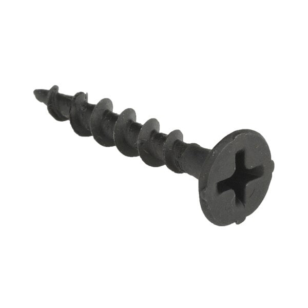 Drywall Screw, #6 x 1 in, Steel, Flat Head Phillips Drive, 500 PK