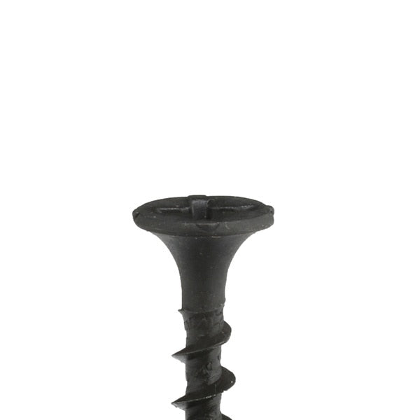 Drywall Screw, #6 x 1 in, Steel, Flat Head Phillips Drive, 500 PK