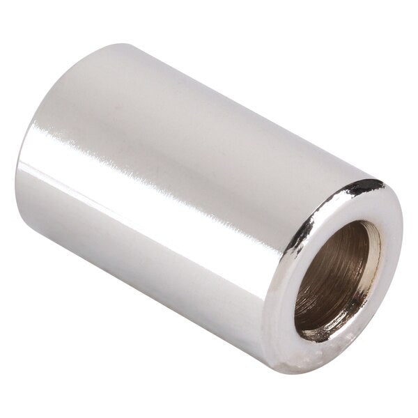 Round Spacer, 5/16 in Screw Size, Chrome Plated Steel, 1 in Overall Lg, 0.344 in Inside Dia