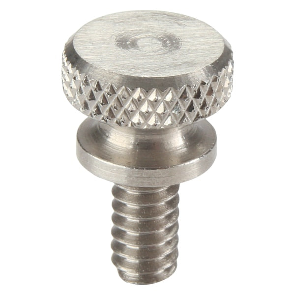 Thumb Screw, #10-24 Thread Size, Plain 18-8 Stainless Steel, 5/32 in Head Ht, 3/8 in Lg, 5 PK