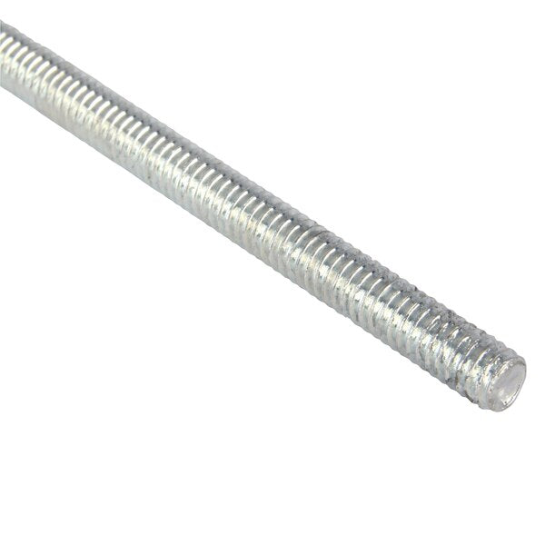 Fully Threaded Rod, 8-32, 2 ft, Steel, Grade A, Zinc Plated Finish