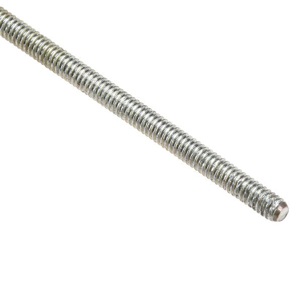 Fully Threaded Rod, 5-40, 2 ft, Steel, Grade A, Zinc Plated Finish