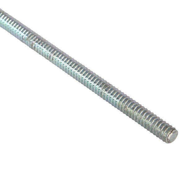 Fully Threaded Rod, 4-40, 6 ft, Steel, Grade A, Zinc Plated Finish