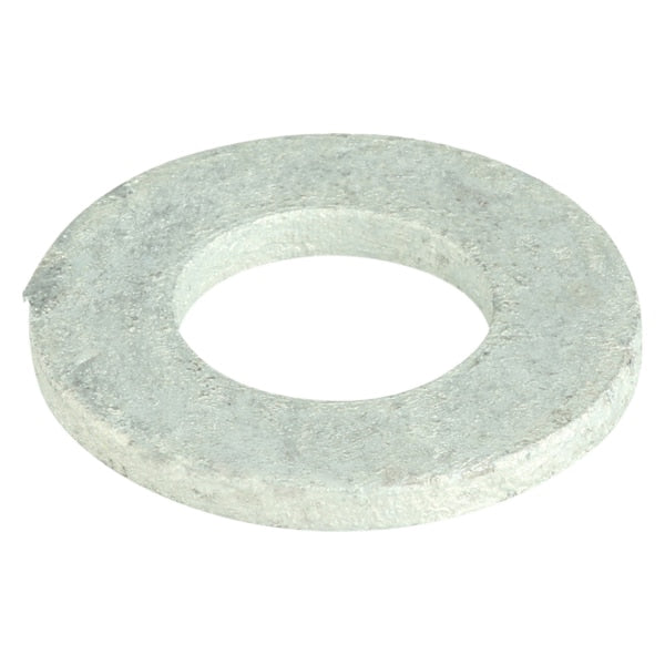 Flat Washer, Fits Bolt Size 1/2 in , Steel Hot Dipped Galvanized Finish, 50 PK