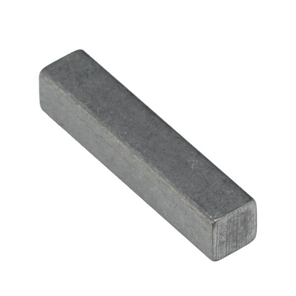 Oversized Machine Key, Square End, Steel, Plain, 1-1/4 in L, 1/4 in Sq, 10 PK