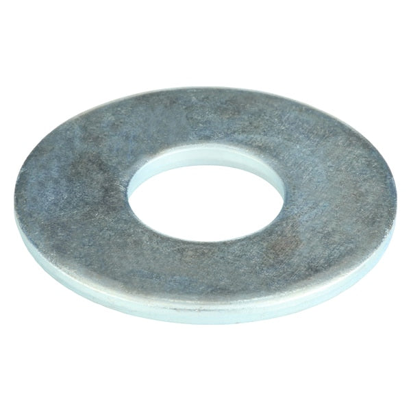 Flat Washer, Fits Bolt Size 5/8 in , Steel Zinc Plated Finish, 25 PK