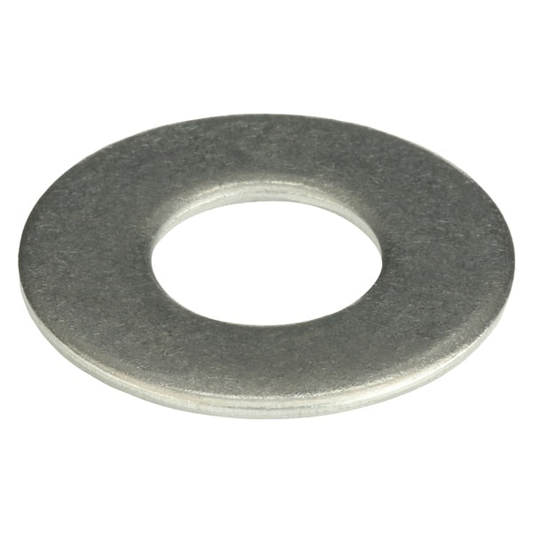 Flat Washer, Fits Bolt Size 1/2 in , Stainless Steel Plain Finish, 25 PK