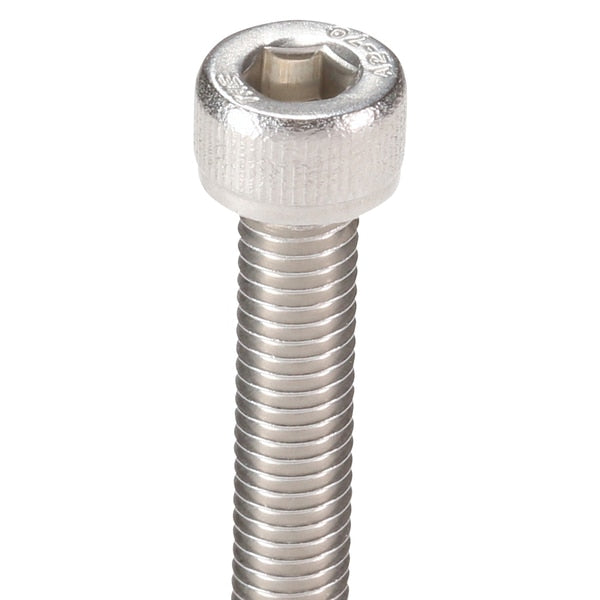 M5-0.80 Socket Head Cap Screw, Plain Stainless Steel, 25 mm Length, 50 PK