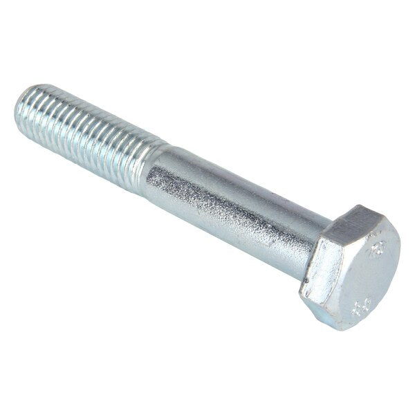 Class 8.8, M12-1.75 Hex Head Cap Screw, Zinc Plated Steel, 75 mm L, 25 PK