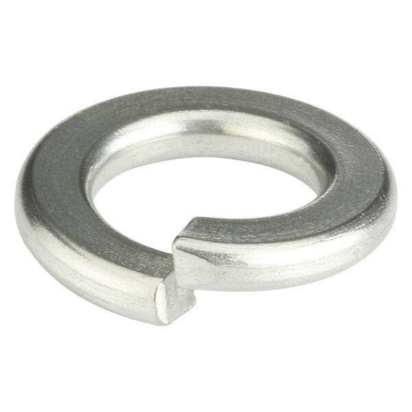 Split Lock Washer, Fits Bolt Size 1/2 in Stainless Steel, Plain Finish, 10 PK