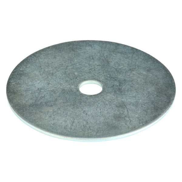 Fender Washer, Fits Bolt Size 3/8 in , Steel Zinc Plated Finish, 100 PK