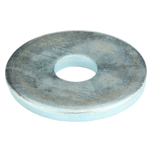 Fender Washer, Fits Bolt Size 1 in , Steel Zinc Plated Finish, 5 PK
