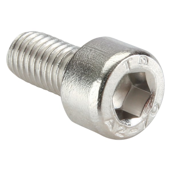 M5-0.80 Socket Head Cap Screw, Plain Stainless Steel, 10 mm Length, 50 PK