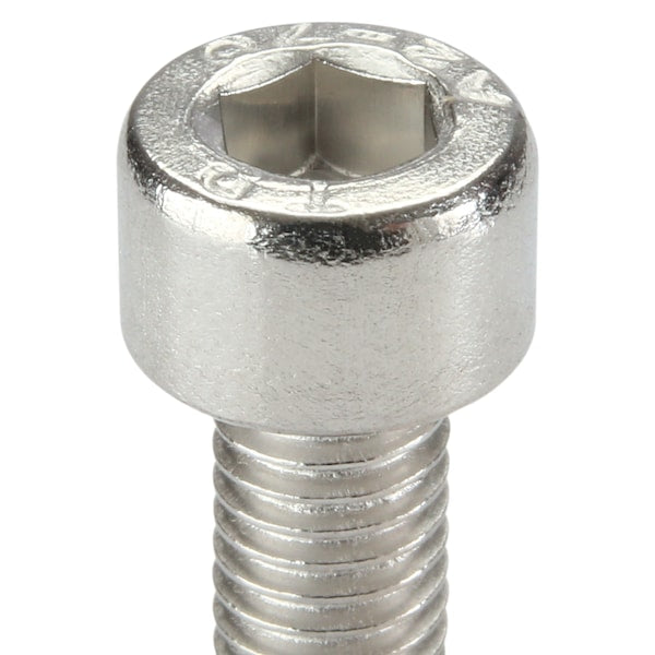 M5-0.80 Socket Head Cap Screw, Plain Stainless Steel, 10 mm Length, 50 PK