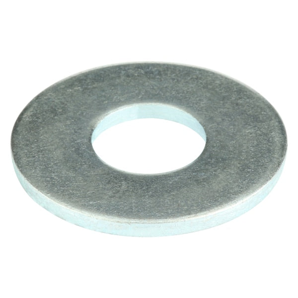 Flat Washer, Fits Bolt Size 1/2 in , Steel Zinc Plated Finish, 1300 PK