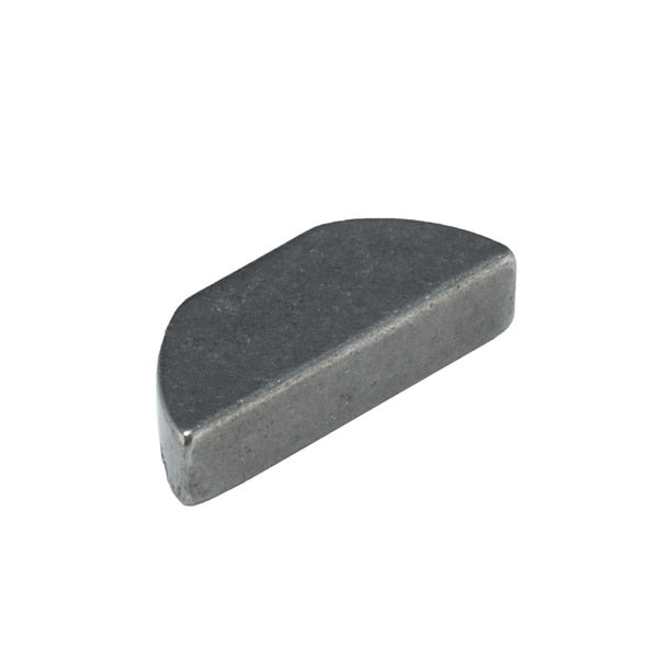 Woodruff Key, 1/8 x 1/2 in Key Size, 3 SAE Number, 0.0469 in H, C-1035 Steel Plain, 25 PK