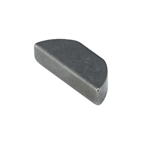 Woodruff Key, 1/8 x 1/2 in Key Size, 3 SAE Number, 0.0469 in H, C-1035 Steel Plain, 25 PK