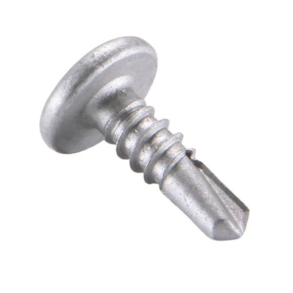 Self-Drilling Screw, #10-16 x 5/8 in, Dagger Guard Steel Pancake Head Phillips Drive, 7000 PK