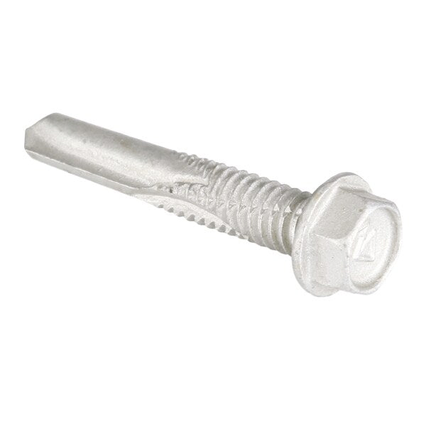 Self-Drilling Screw, #12-24 x 1-1/4 in, Dagger Guard Steel Hex Head Hex Drive, 4000 PK