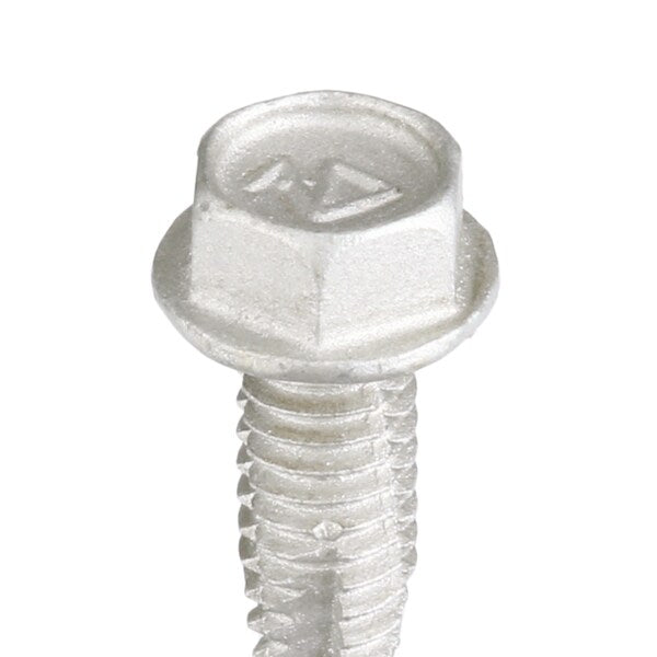 Self-Drilling Screw, #12-24 x 1-1/4 in, Dagger Guard Steel Hex Head Hex Drive, 4000 PK