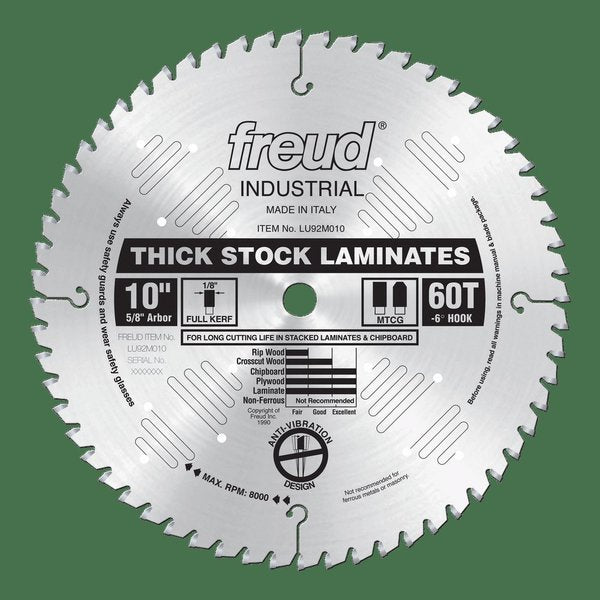 Thick-Stock Laminate Blade, 10