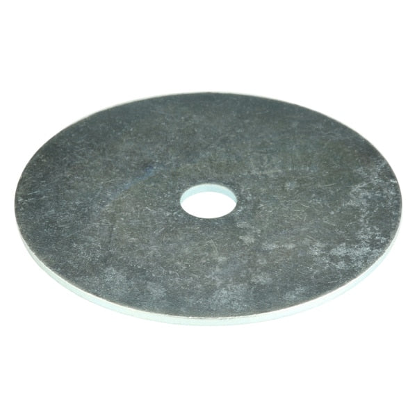 Fender Washer, Fits Bolt Size 1/4 in , Steel Zinc Plated Finish, 100 PK