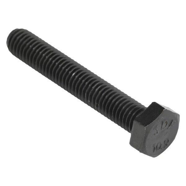 Class 10.9, M8-1.25 Hex Head Cap Screw, Black Oxide Steel, 50 mm L, 100 PK