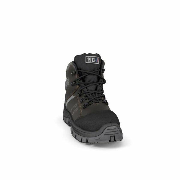 Hot Cumin MILLEMETAÂ® Work Boot, Metatarsal Protection, Brown/Black, Men's Size 7