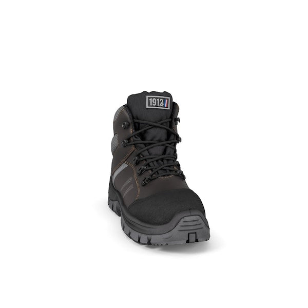 Hot Cumin MILLEMETAÂ® Work Boot, Metatarsal Protection, Brown/Black, Men's Size 8