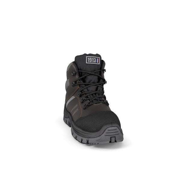 Hot Cumin MILLEMETAÂ® Work Boot, Metatarsal Protection, Brown/Black, Men's Size 6