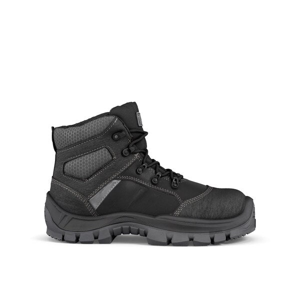 Hot Pepper Leather Work Boot, Black, Men's Size 12