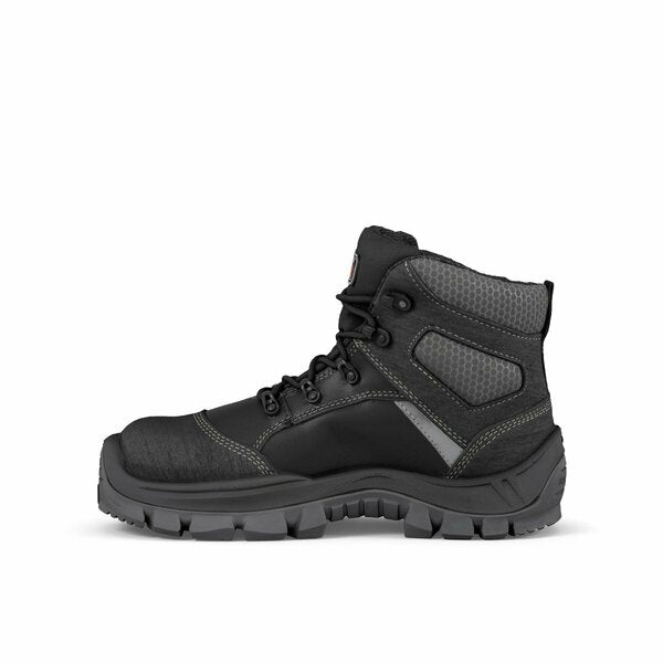 Hot Pepper Leather Work Boot, Black, Men's Size 7