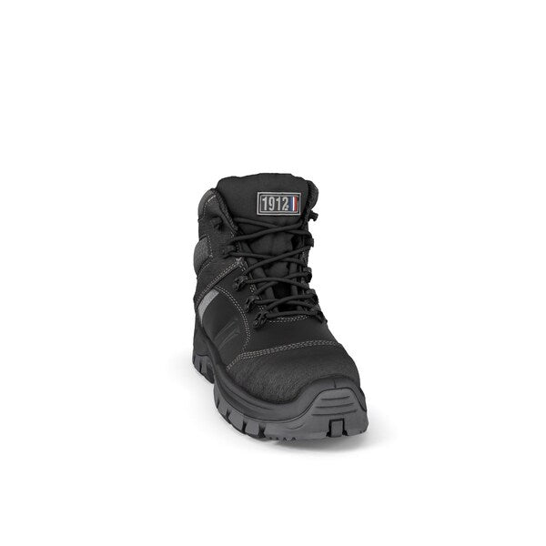 Hot Pepper Leather Work Boot, Black, Men's Size 12