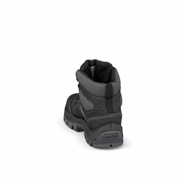 Hot Pepper Leather Work Boot, Black, Men's Size 7