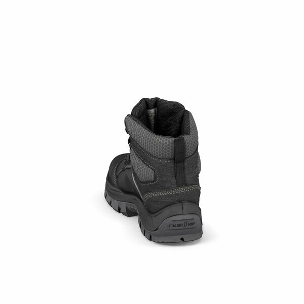 Hot Pepper Leather Work Boot, Black, Men's Size 8