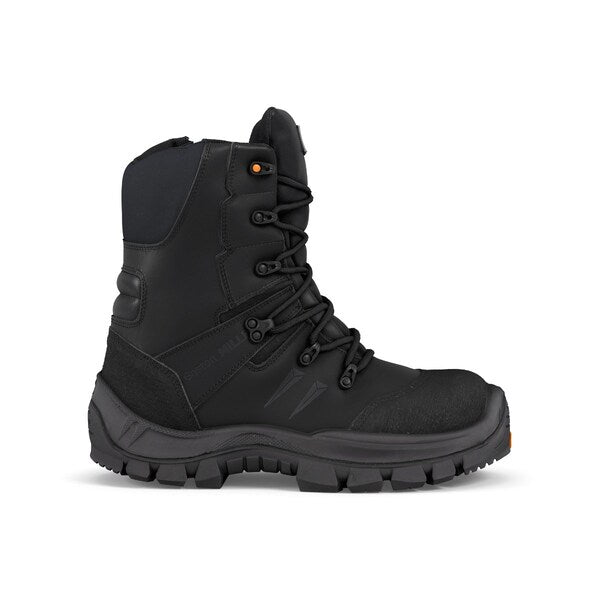 Safety Boots, Master Black, Men's Size 9