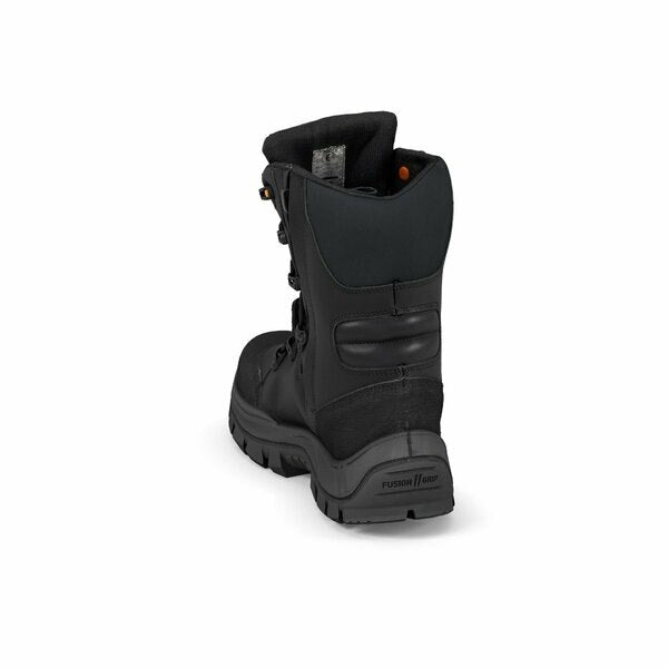 Safety Boots, Master Black, Men's Size 8
