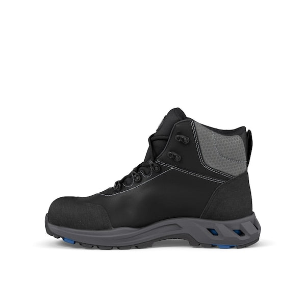 Top Addict Michelin Leather Work Boot, Black, Men's Size 13