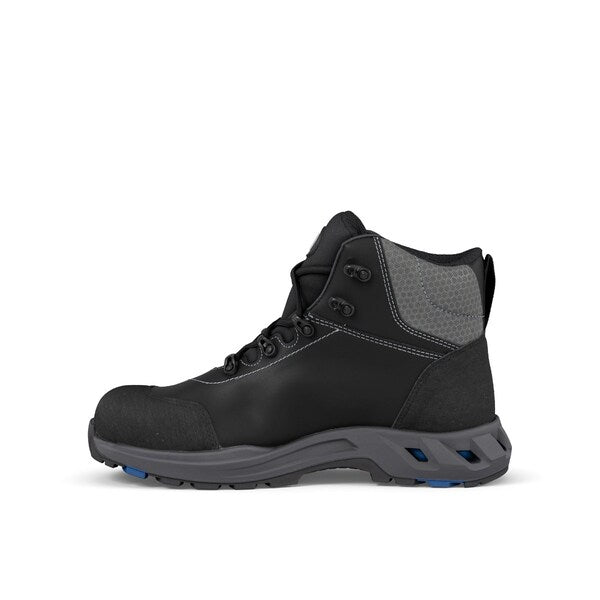 Top Addict Michelin Leather Work Boot, Black, Men's Size 12