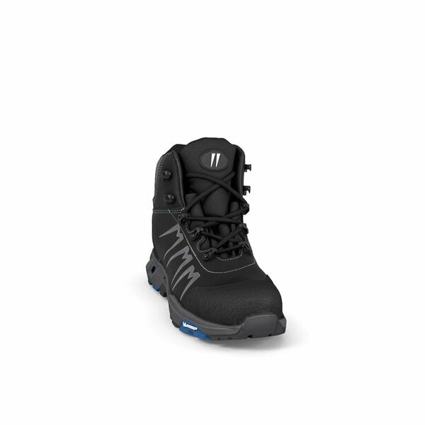 Top Addict Michelin Leather Work Boot, Black, Men's Size 7