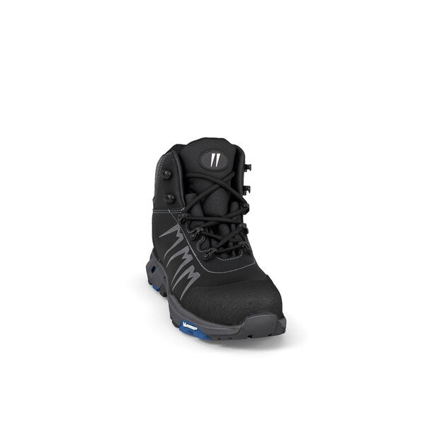 Top Addict Michelin Leather Work Boot, Black, Men's Size 12