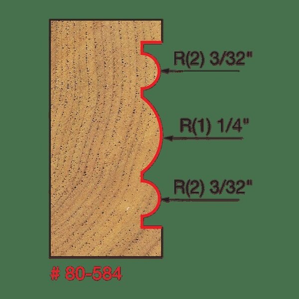 Triple Beading Bit, 15/16