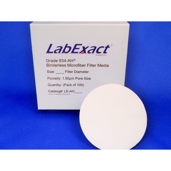 Glass Microfiber Filter, 8.26cm, PK100
