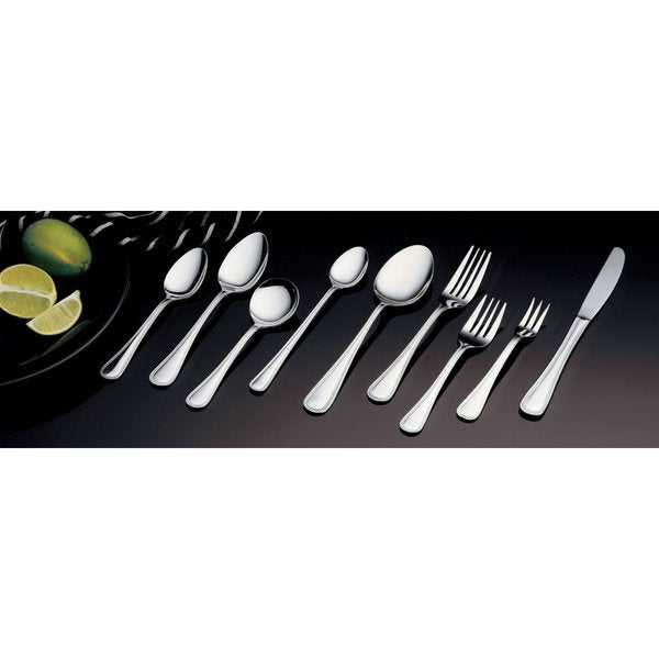 Dessert Spoon, 7.37 in L, Silver, PK12
